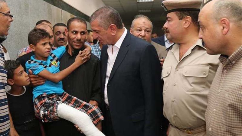 نصر يتفقد مستشفى