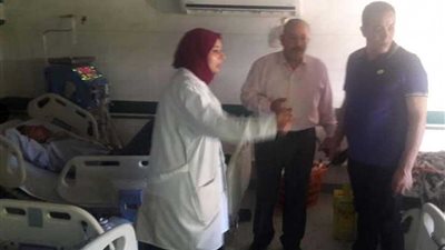 بالصور.. تعطل ماكينتي غسيل كلوي وتزويغ 89 طبيبًا وممرضة بمستشفى كفر الزيات