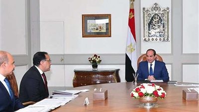الرئيس السيسى يبحث الاستراتيجية الشاملة لبرامج الحماية الاجتماعية مع رئيس الوزراء ووزيرة التضامن
