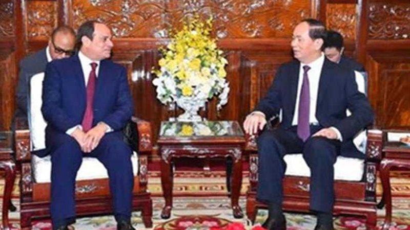 السيسي ونظيره الفيتنامي