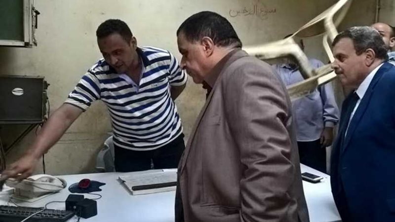 رسلان يتفقد خط قليوب