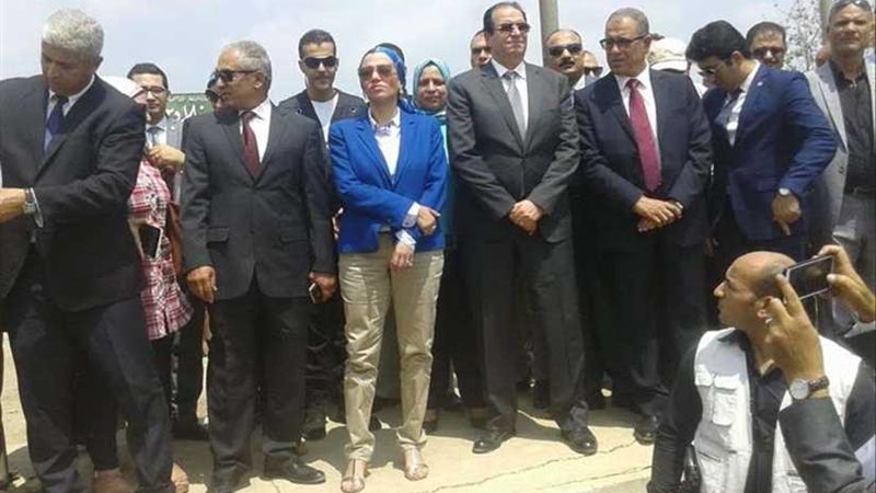 وزيرة البيئة تتفقد