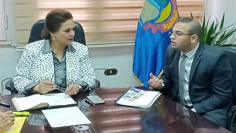 محافظ البحيرة تستقبل