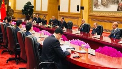 السيسي ونظيره الصيني يشهدان توقيع عددًا من اتفاقيات التعاون بين البلدين (فيديو)