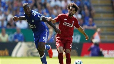 ليفربول يضرب ليستر سيتي بهدفين نظيفين في الشوط الأول