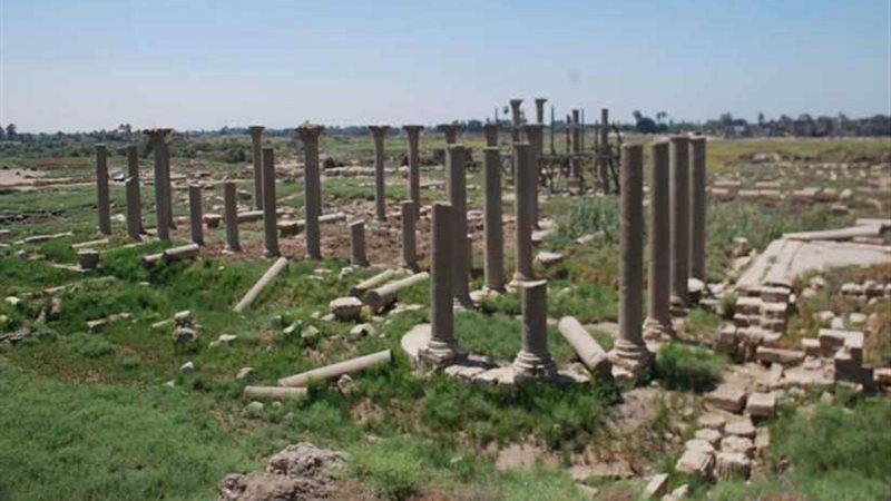 الآثار تبدأ في ترميم