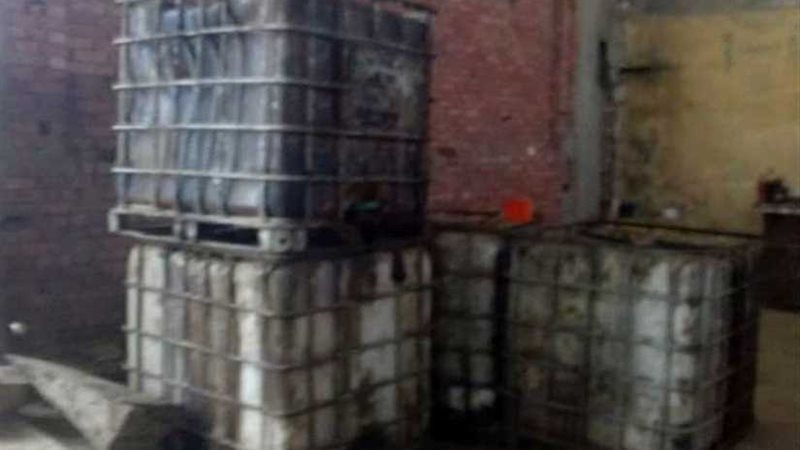 ضبط مصنع صابون غير