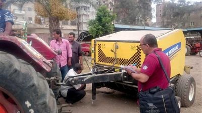 جمع 895 طن قش أرز مع بدء موسم الحصاد بالغربية