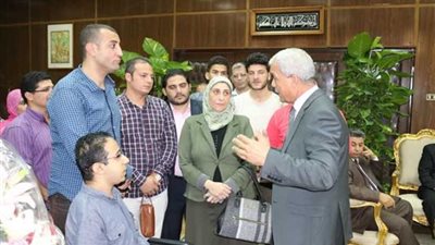 وفد شبابي في ضيافة محافظة المنوفية