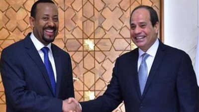 السيسى يلتقى رئيس وزراء اثيوبيا خلال زيارته للصين