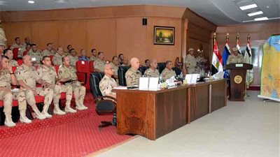 وزير الدفاع يتابع سير العملية الشاملة (سيناء 2018) بقيادة شرق القناة