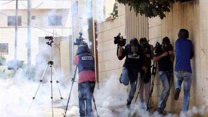 دعم الصحفيين الفلسطينية: