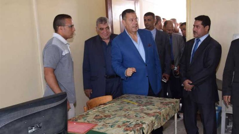 محافظ بني سويف يتابع