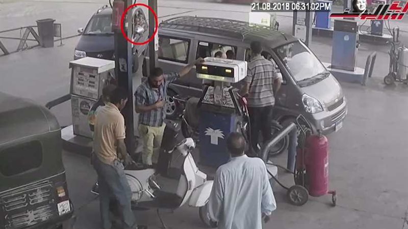 كاميرا المراقبة بمحطة