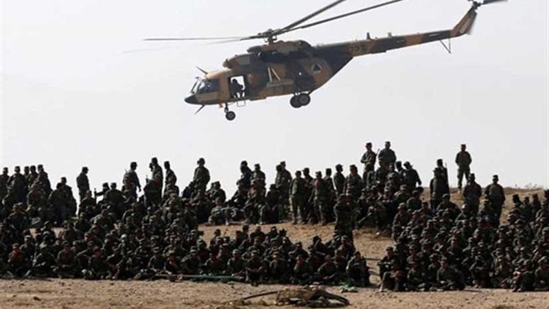 تحطم مروحية في قاعدة