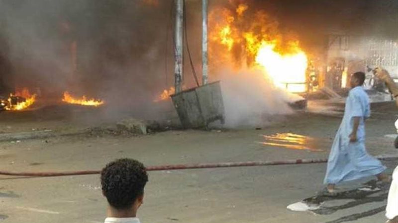 إصابة عامل بحروق