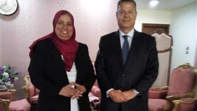 محافظ بني سويف يستقبل رئيس لجنة رعاية أسر الشهداء