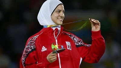 هداية ملاك تحصد ذهبية التايكوندو في بطولة روسيا المفتوحة