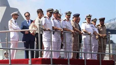 القوات البحرية تحتفل بتدشين أول فرقاطة مصرية الصنع من طراز 