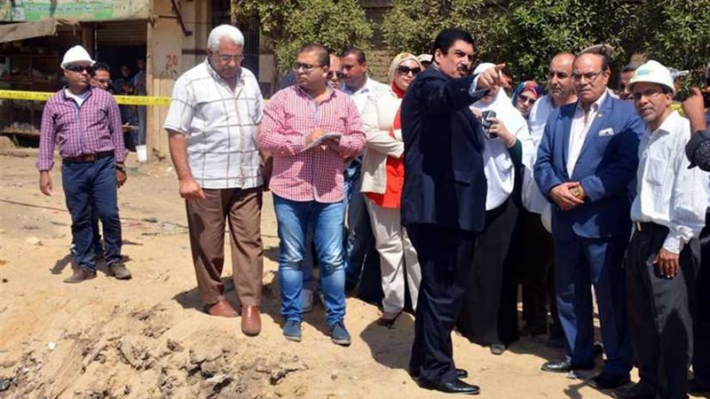 محافظ القليوبية يتفقد