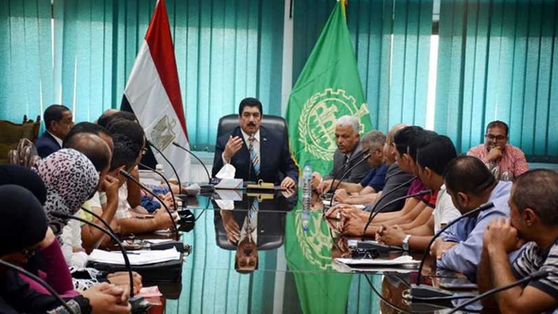 محافظ القليوبية فى