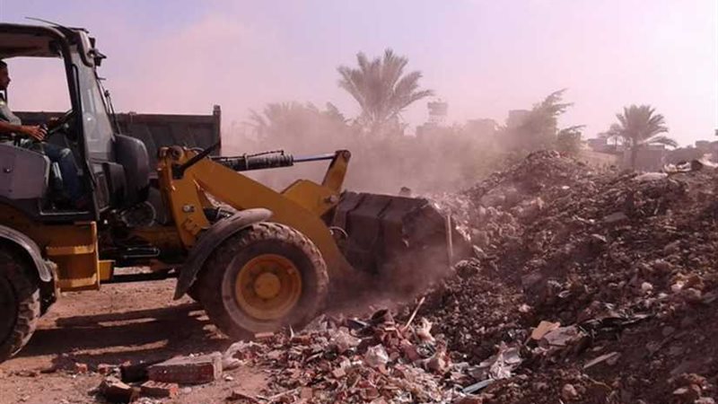 رفع 520 متر مخلفات