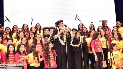 البابا تواضروس يعرب عن سعادته باحتفالات مئوية 