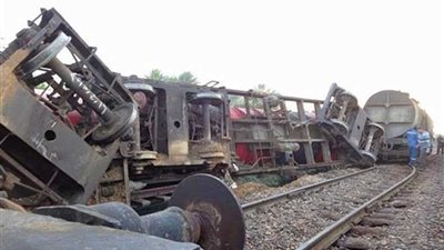تعطل حركة القطارات بمحطة مصر بعد سقوط 3 عربات بضائع