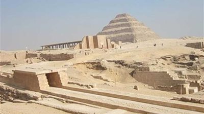 ترميم مقبرة تي بمنطقة اثار سقارة