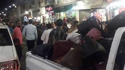 حملة مكبرة لازالة الاشغالات بحى غرب أسيوط ..(صور)