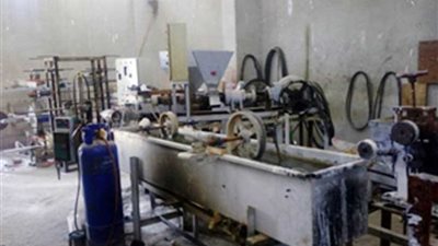 ضبط مصنع لإنتاج الكابلات الكهربائية المغشوشة بالقليوبية