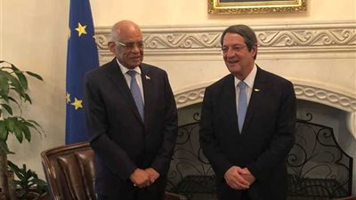 رئيس دولة قبرص يستقبل الدكتور علي عبد العال والوفد المرافق له