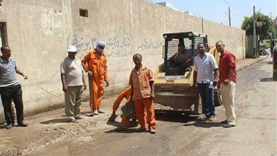 قرى المنيا تجمل نفسها بالجهود الذاتية