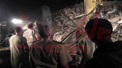 ٣ وفيات و٩ مصابين حصيلة عقار منفلوط المنهار