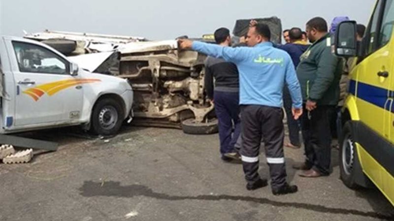 مصرع وإصابة 4 أشخاص