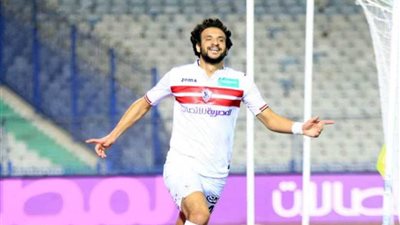 محمود علاء يسجل هاتريك للزمالك أمام الجيش