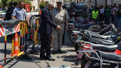 تحرير 1786 مخالفة مرورية وضبط سيارة بسرقتها بالبحيرة