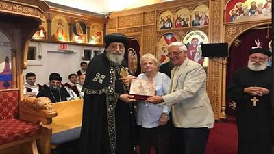 قداسة البابا يزور كنيسة العذراء والملاك بكونيتيكت..