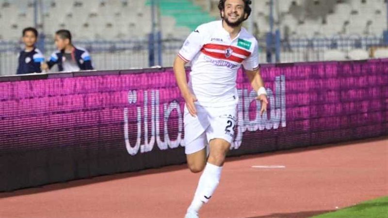 محمود علاء يسجل الهدف