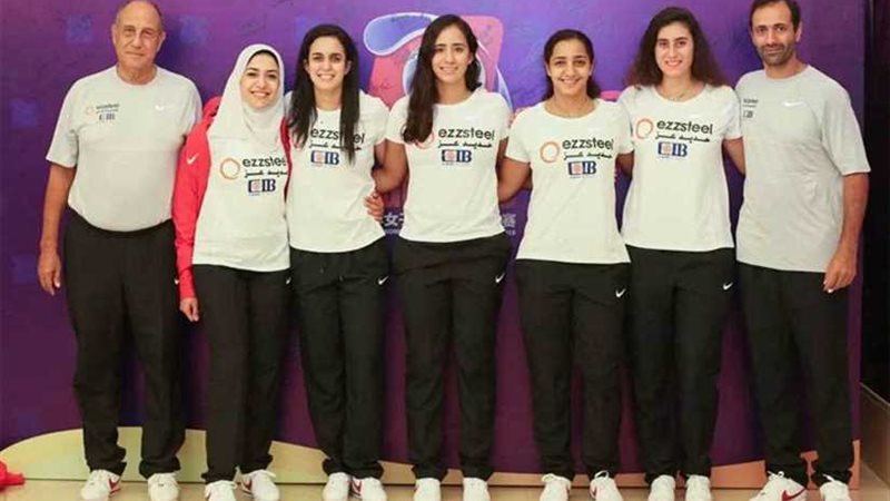 سيدات الاسكواش في