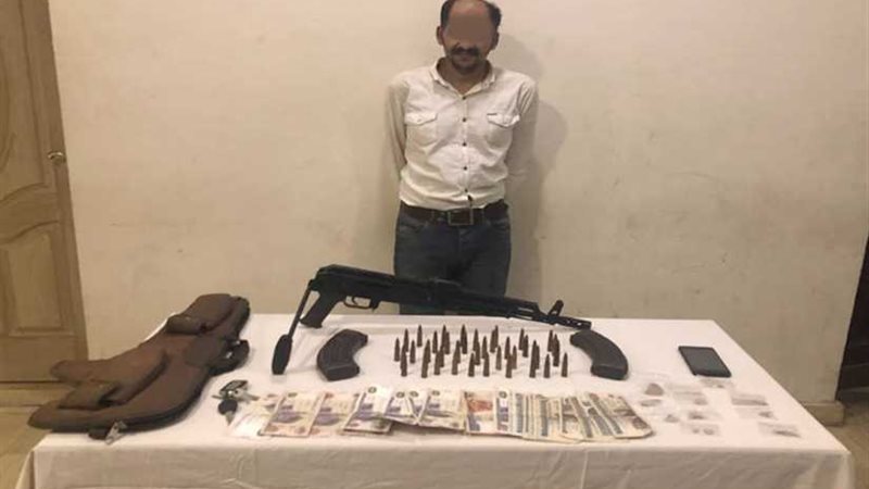 القبض على عاطل بحوزته