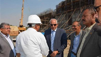 محافظ الجيزة يتفقد توسعات محطة مياه جزيرة الدهب