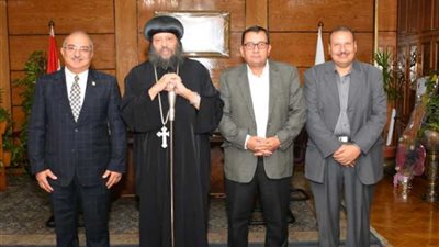 لوكاس يهنئ الجمال لتوليه رئاسة جامعة أسيوط