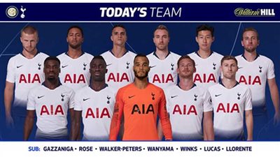 تعرف على تشكيل إنتر ميلان وتوتنهام في دوري الأبطال