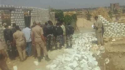 إزالة ٢٩ حالة تعٍد علي أراضٍ زراعية وأملاك دولة وتنظيم بمركز الغنايم (صور)