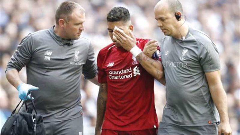 الإصابة تٌبعد فيرمينو