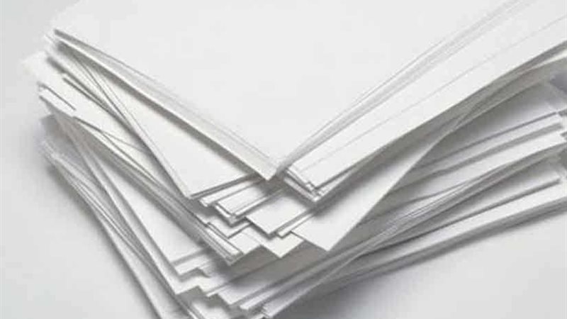 ضبط 40 طن ورق مجهول