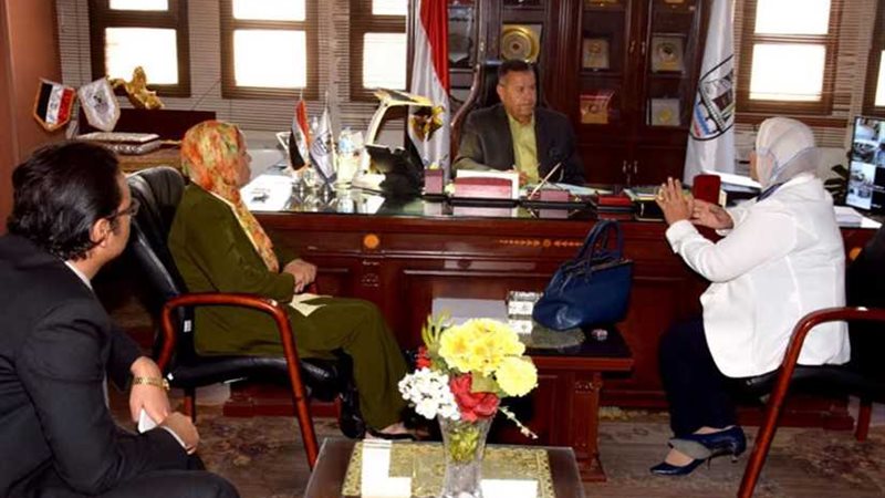 محافظ بني سويف يوجه