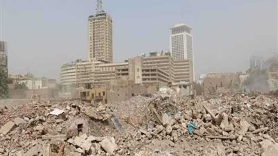 محافظ القاهرة يشدد على سرعة نقل مخلفات هدم مثلث ماسبيرو تمهيدا ﻹقامة مشروع حضاري