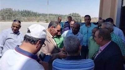 العشري وعزب يتفقدان توسعات محطة رفع عتاقة